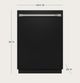 Cafe™ 24" Matte Black Top Control Built In Dishwasher-2