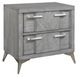 Bernards Aries Gray 2-Drawer Nightstand-0