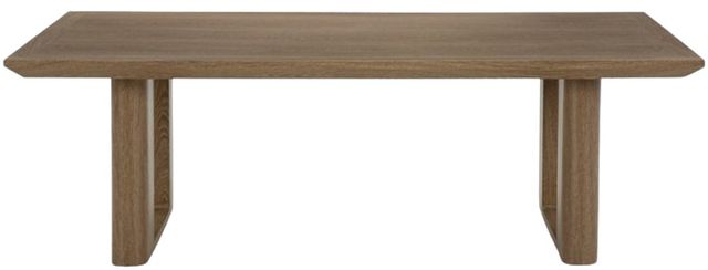 Signature Design by Ashley® Serene Bay Dark Brown Aluminum Outdoor Coffee Table-1