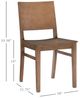 Linon Kentucky 2-Piece Natural Dining Chair Set-2