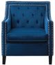 Mazin Furniture Grazioso Navy Accent Chair-1
