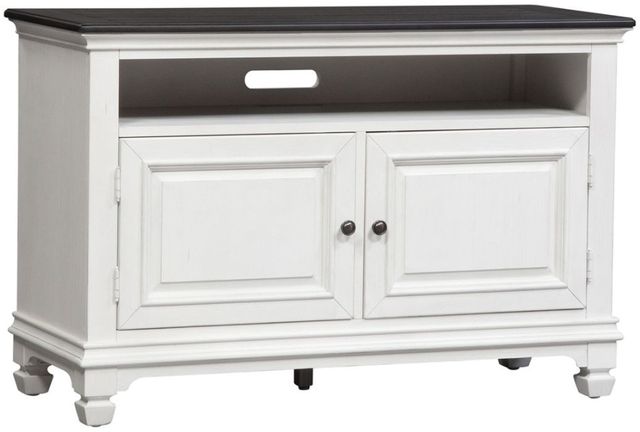 Liberty Furniture Allyson Park Charcoal/Wirebrushed White 46" TV Console-0