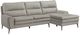 Mazin Furniture Essex 2-Piece Beige/Gray Right-Arm Facing Loveseat Sectional and Chaise-0