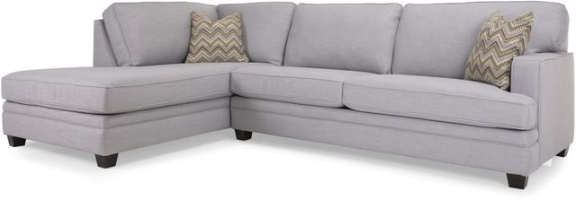 Sectionnel 2 morceaux 2696 en tissu gris Decor-Rest®