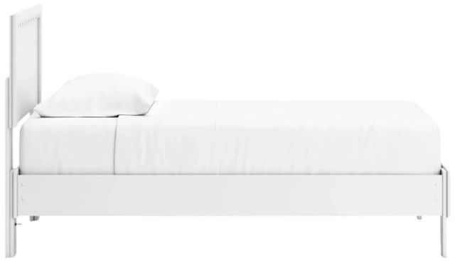 Signature Design by Ashley® Hallityn White Twin Panel Platform Bed-2