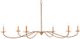 Currey & Company Saxon Natural/Saddle Tan Chandelier-0