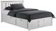 Night & Day Furniture™ Spices Bedroom White Full Drawer Pedestal Bed-0