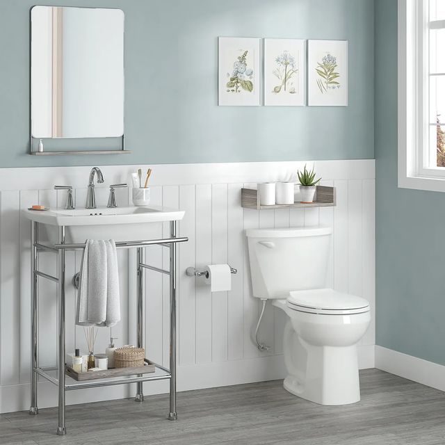 American Standard Colony® White 3 Two-Piece Chair-Height Round Front 10" Rough Toilet Less Seat 1.28 gpf/4.8 Lpf-3
