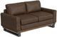 International Furniture Direct Mita Brown Loveseat-0
