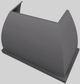Vent-A-Hood® Designer Series 48" Gunsmoke Wall Mounted Range Hood-5
