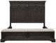 Pulaski™ Hickory Creek Brown Velvet King Panel Storage Bed-2