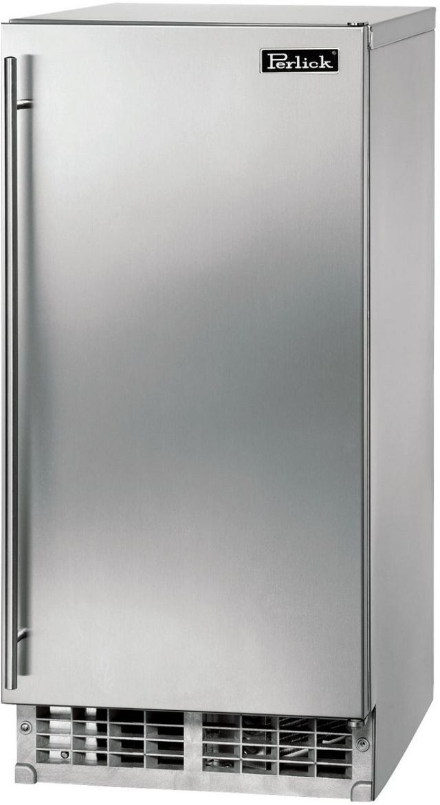 Perlick® Signature Series 15" 80 lb. Stainless Steel Ice Maker