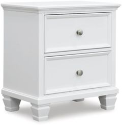 Signature Design by Ashley® Fortman White Nightstand