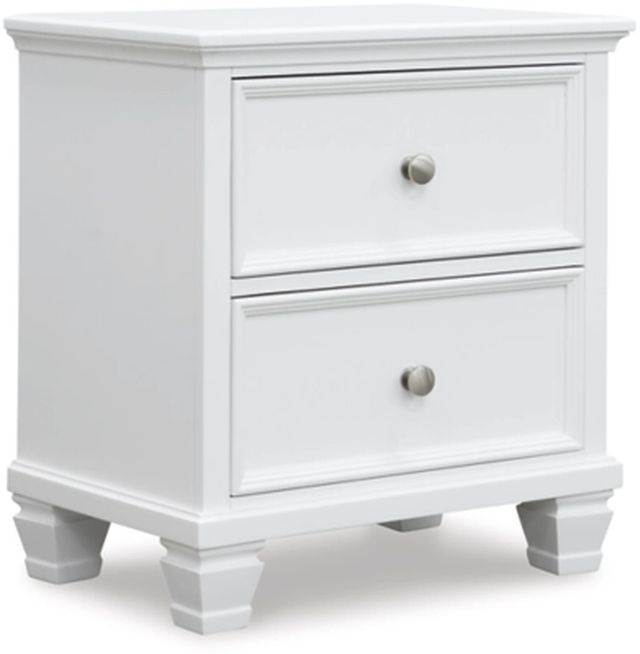 Signature Design by Ashley® Fortman White Nightstand-0
