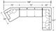 Jackson Furniture Mammoth 3-Piece Smoke Left Side Facing Sectional-1