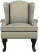 Best® Home Furnishings Customizable Sylvia Espresso Wing Back Chair-1