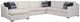 Braxton Culler Customizable Bel-Air 5-Piece Left-Arm Facing Sectional and Chaise-0
