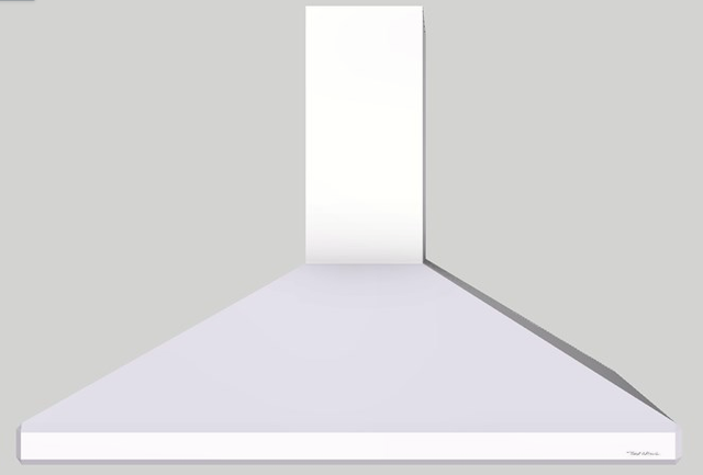 Vent-A-Hood® 48" White Wall Hood-0