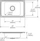 Elkay Celebrity® Brushed Satin Stainless Steel Single Bowl Drop-in Classroom ADA Sink-1