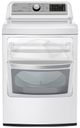 LG 7.3 Cu. Ft. White Front Load Electric Dryer-2