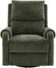 Northfield Living Green Manual Swivel Rocker Recliner-4