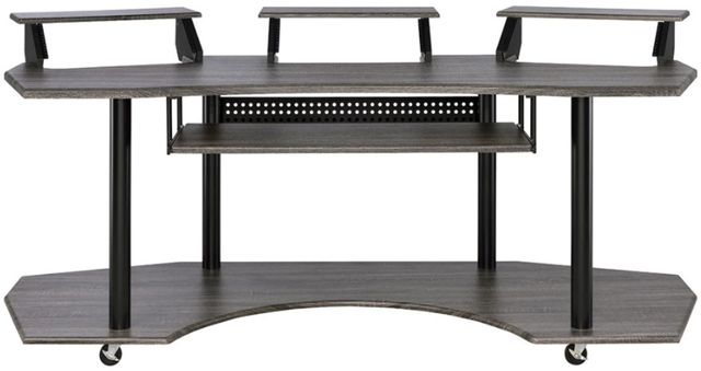 ACME Furniture Eleazar Black Oak 83" Music Studio Desk-3