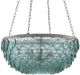 Currey & Company Quorum Silver Leaf Small Chandelier-0
