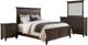 Liberty Furniture Paradise Valley 4-Piece Saddle Brown Queen Size Panel Bedroom Set-0