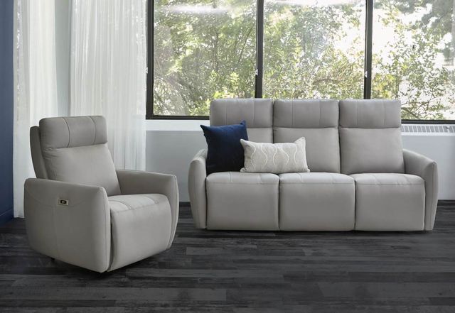 Elran Freya Off-White Reclining Sofa-2