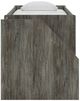 Signature Design by Ashley® Frandern Warm Gray Youth Twin Loft Bed with Bookcase Storage-3