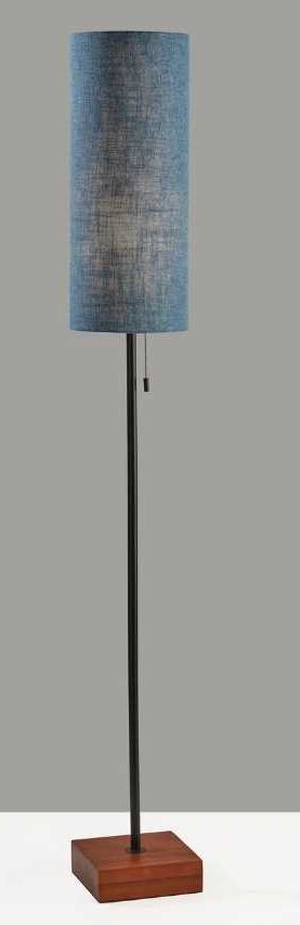 Adesso® Trudy Walnut Floor Lamp-2