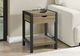 Monarch Specialties Inc. Black/Dark Taupe 24" End Side Table with 1 Drawer-1