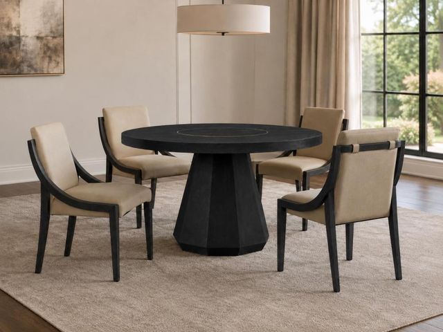 Bernards Elure Peppercorn 48" Counter Dining Table-1