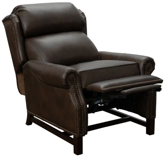BarcaLounger® Thornfield Ashford Walnut Leather Manual Recliner-1