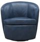 Parker House® Barolo 2-Piece Vintage Navy Swivel Club Chair Set-4
