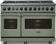 Viking® 7 Series 48'' Eucalyptus Pro Style Dual Fuel Range-4