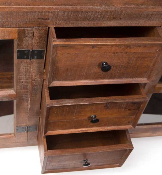 YHD Natural Mobile Sideboard-4