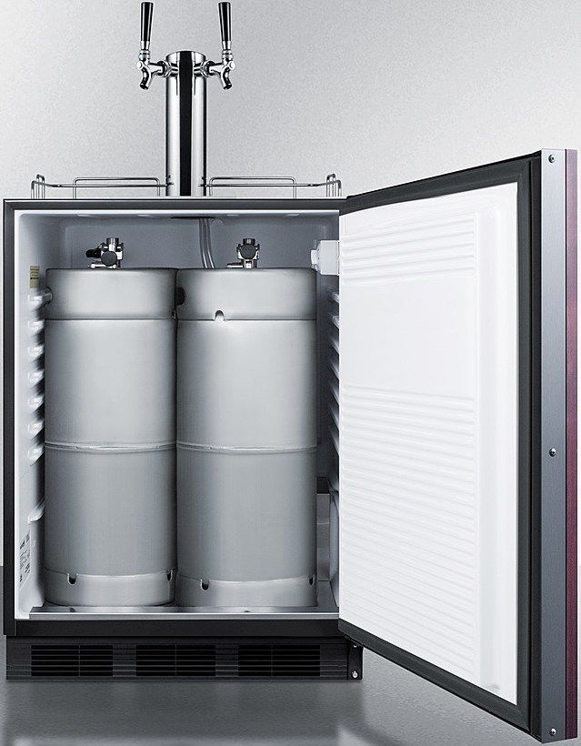 Summit® Commercial Series 5.5 Cu. Ft. Panel Ready Beer Cooler/Kegerator-3
