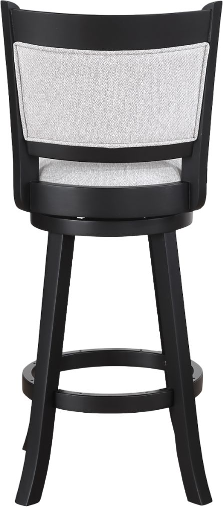 Crown Mark Cecil Black/Dove Swivel Bar Stool-3