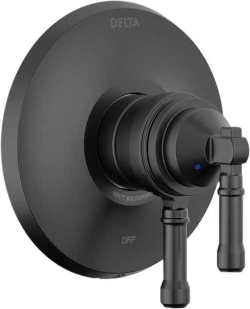 Delta Broderick® 17 Series Matte Black Tub Valve Only Trim-0