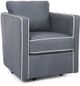 Decor-Rest® Furniture LTD 3050 Gray Swivel Chair-0