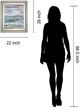 Classy Living Hilario Gutierrez 26" Land Drift Wall Art-2