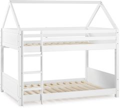 Powell® Maison White Twin/Twin House Bunk Bed