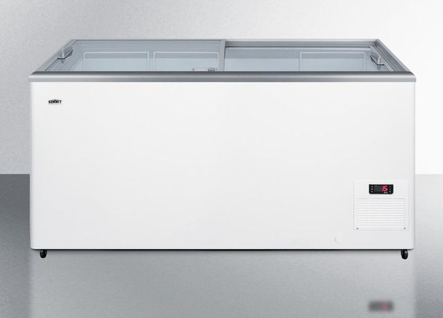 Summit® Commercial 53" 15 Cu. Ft. White Chest Freezer-0