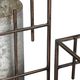 Crestview Collection Plaid 2-Piece Silver Hurricanes Candleholder Set-2