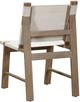 TOV Furniture Cassie 2-Piece Cream/Natural Canvas/Wood Outdoor Dining Chair Set-5