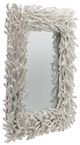 A & B Home White Mirror -0