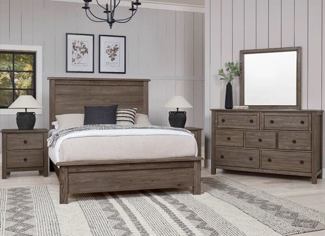 Artisan & Post by Vaughan-Bassett Driftwood Gray Farmhouse California King Panel Bed-1