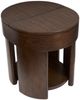 Magnussen Home® Holloway Toasted Almond Oval End Table-5
