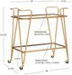 Linon Ellie Gold Bar Cart-2